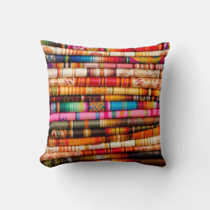 Coussin Équateur, région de Quito, marché artisanal d'Otav