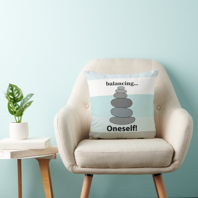 Coussin Équilibrage de pierre (Chaise)