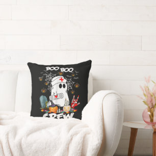 Coussin Équipage Boo Boo Infirmière Fantôme Halloween Épou