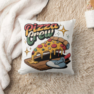 Coussin Équipage de pizza