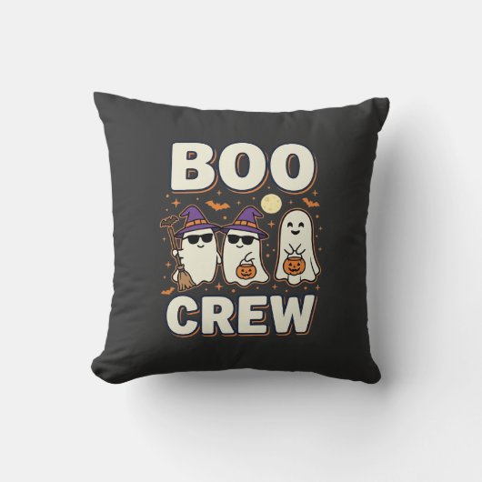 Coussin Équipe Boo fantômes de Halloween Conception vector (Recto)