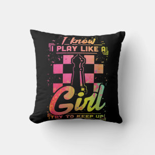 Coussin Équipe cycliste Chess Women Queen Chessfield