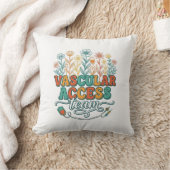 Coussin Équipe d'accès vasculaire Floral Conception de che (Couverture)