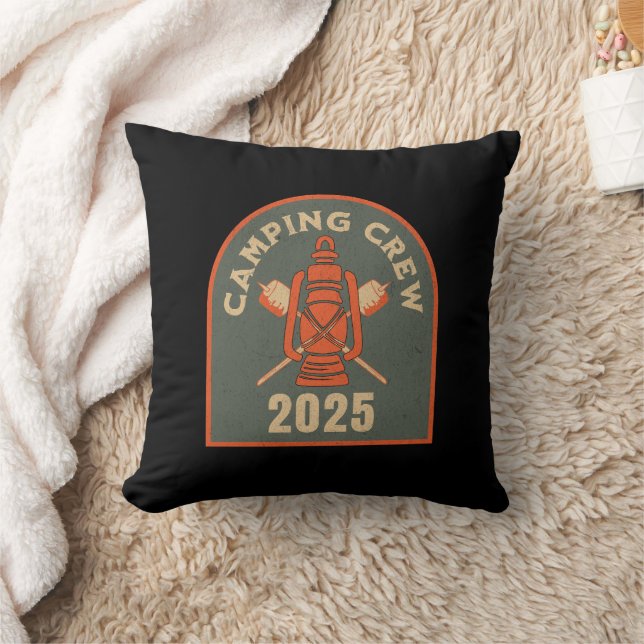 Coussin Équipe de camping amateur de camping (Couverture)