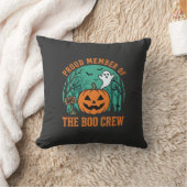 Coussin Équipe de fantômes de design de citrouille Hallowe (Couverture)