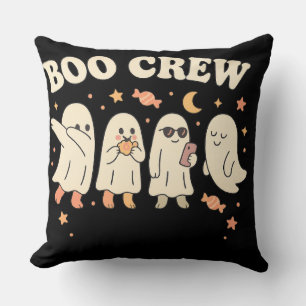 Coussin Équipe de fantômes mignons pour Halloween drôle