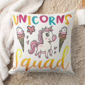 Coussin Équipe de la licorne (Couverture)