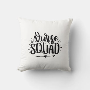 Coussin Équipe de l'infirmière cadeau