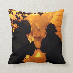 Coussin Équipe de pompiers
