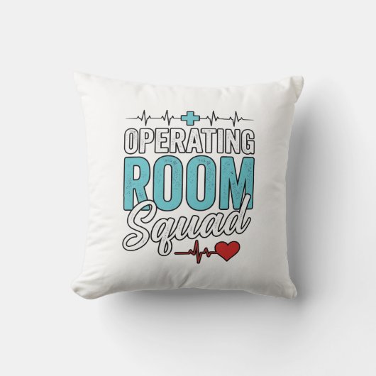 Coussin Équipe de salle d'opération Chemise de conception (Recto)