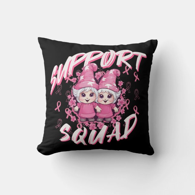 Coussin Équipe de soutien Gnome Warrior Sensibilisation au (Recto)