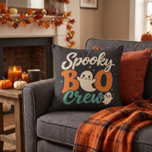 Équipe de Spooky Boo Rétro Fantôme Halloween