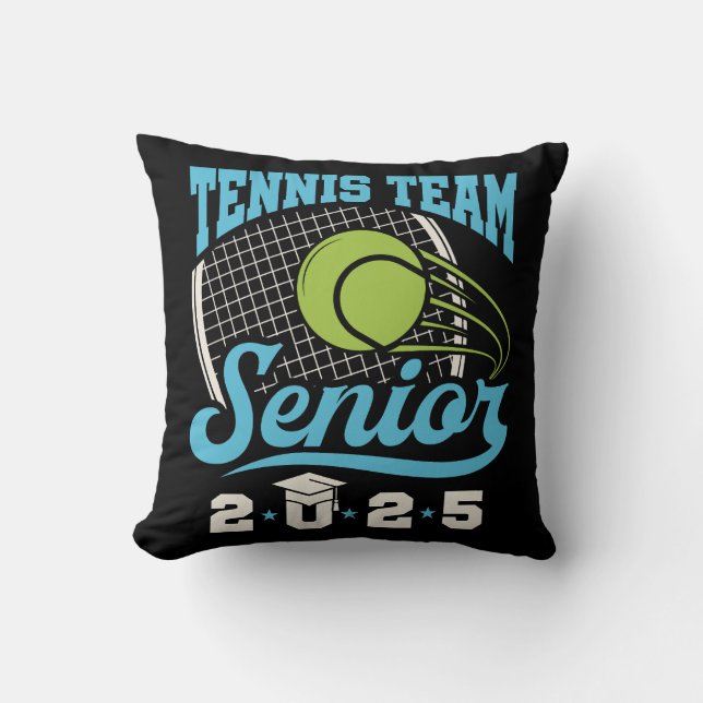 Coussin Équipe de Tennis Classe supérieure de 2025 (Recto)