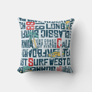 Coussin Équipe de Wave rider côte ouest Californie
