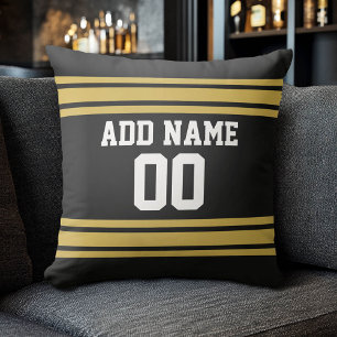 Coussin Équipe Jersey avec nom et numéro personnalisés