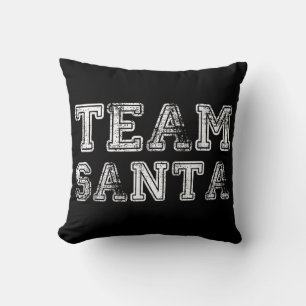 Coussin Équipe Père Noël Funny Christmas