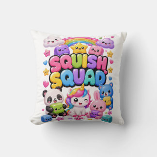 Coussin Équipe Squish Arc-en-Ciel Pailleté Panda Licorne M