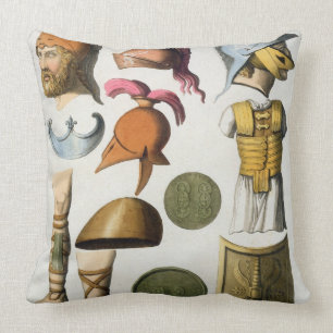 Coussin Équipement militaire romain, de 'Le Costume Ancie