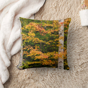 Coussin Érable et bouleau blanc White Mountains, NH
