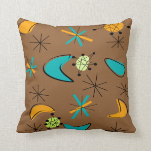 Coussin Ère atomique inspirée la moitié du siècle II d