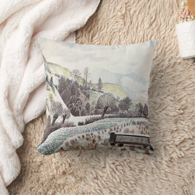 Coussin Eric Ravilious - Neige du Nouvel An, (Couverture)
