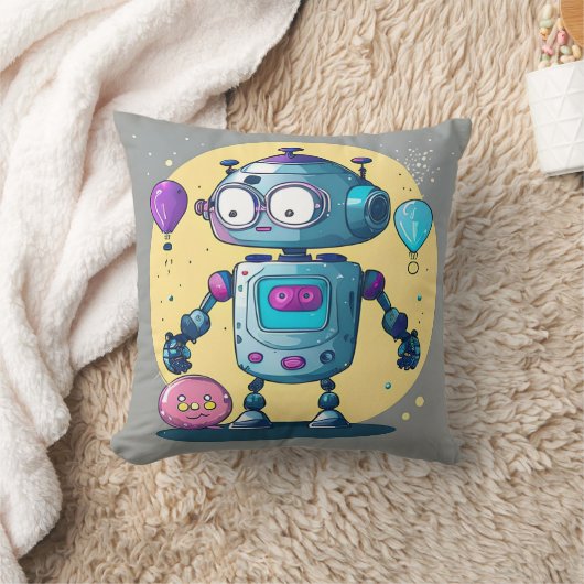 Coussin Erik the Brainy Bot (Couverture)