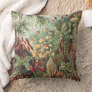 Coussin Ernst Haeckel Impression de la nature des mousses 
