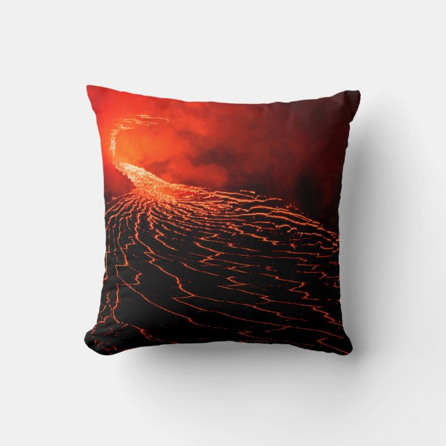 Coussin éruption volcanique (Recto)