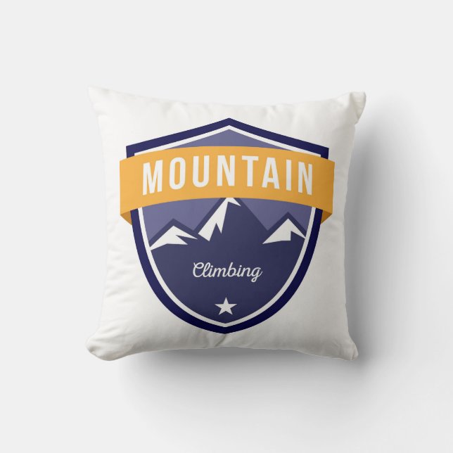 Coussin Escalade de montagne (Recto)