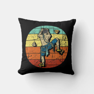 Coussin Escalade de Rocher de l'escalade murale de Retro