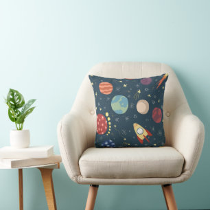 Coussin Espace extra-atmosphérique élégant