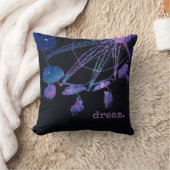 Coussin Espace nébuleux violet cool étoiles manège cosmiqu (Couverture)