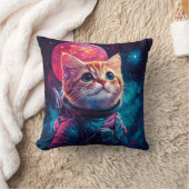 Coussin Espace rose astronaute (Couverture)
