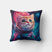 Coussin Espace rose astronaute (Verso)