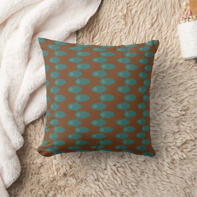 Coussin Espaces spatiaux turquoises (Couverture)