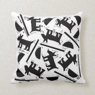 Coussin espiègle de chien