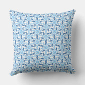 Coussin Espiral Floral Azul (Verso)
