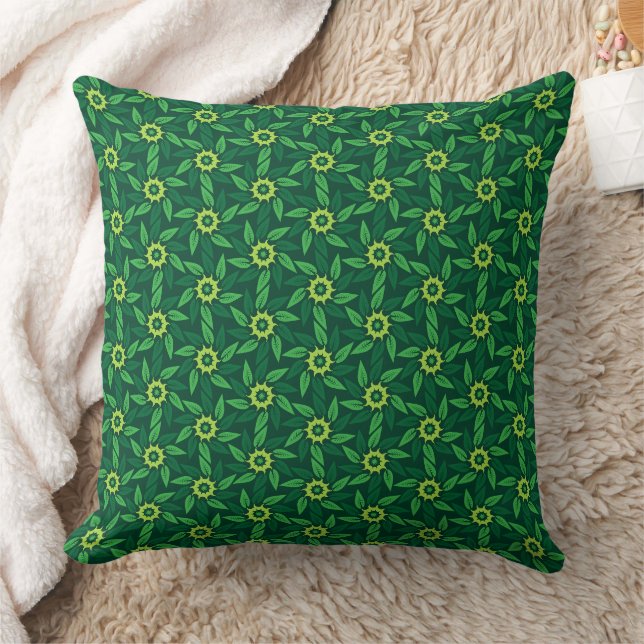Coussin Espiral Floral Verde (Couverture)