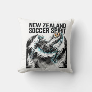 Coussin Esprit de football néo-zélandais Nations Squelette