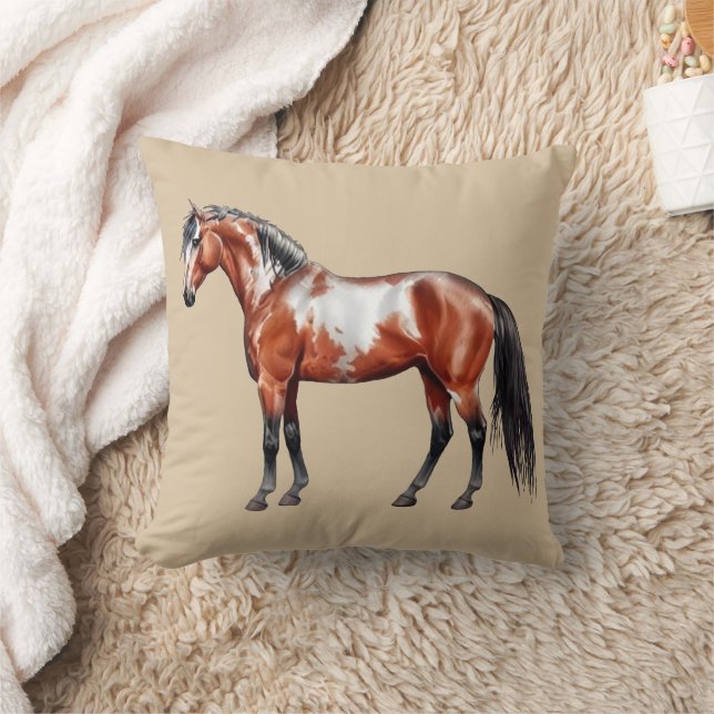Coussin Esprit de la pluie - Cheval, debout - (Couverture)