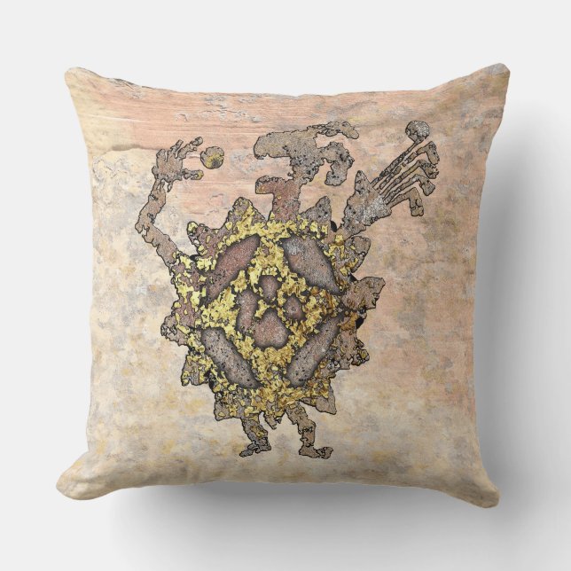 Coussin Esprit des balles de golf perdues "Mangeur de ball (Recto)