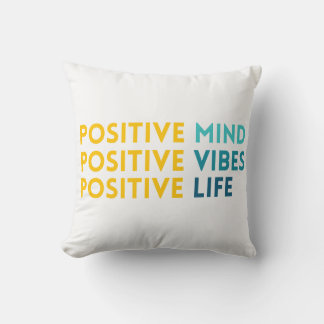 Coussin Esprit Positif, Vibes, Motivation De La Vie