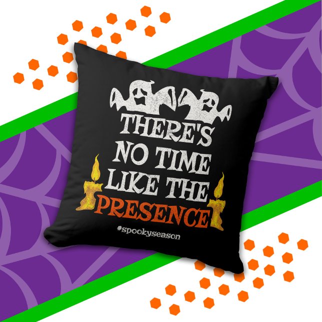 Coussin Esprits effrayants d'Halloween drôles et effrayant (Créateur téléchargé)