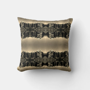 Coussin Esquimau habillé de fourrure vintage Alaska igloo