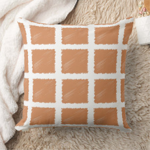 Coussin Esquisse Brown de cuivre Jeu d'oreiller