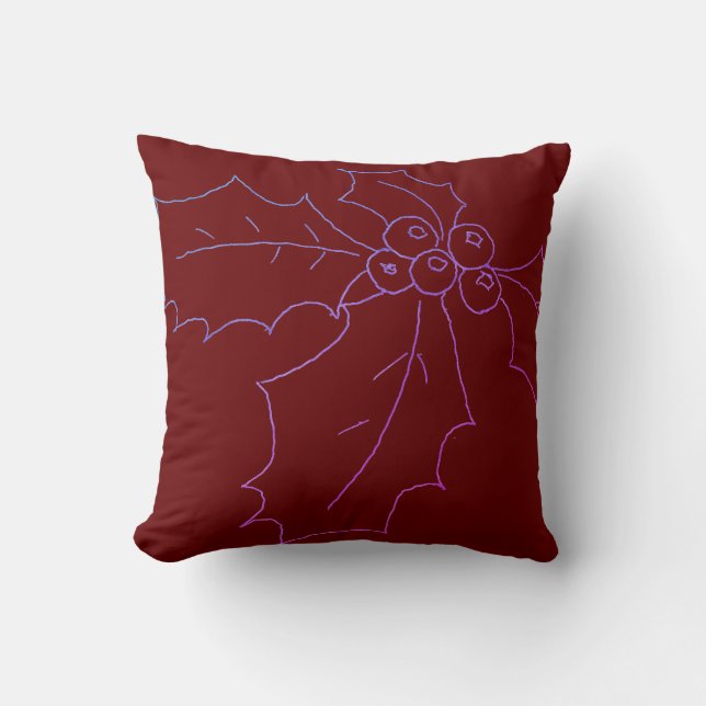 Coussin Esquisse Holly de l'oreiller (Recto)
