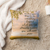 Coussin Essayer Quelque Chose De Nouveau Devis Motivationn (Couverture)