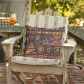 Coussin Essence Africaine : Conception Ethnique Superbe Co (Chaise)