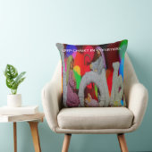 Coussin Essence de Noël avec l'amour de la crèche (Chaise)