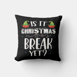 Coussin Est-ce déjà les vacances de Noël Drôle de professe